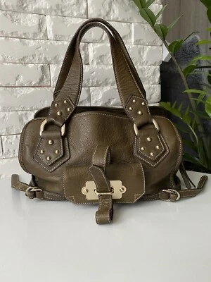 Bolso de mano vintage de cuero Luella Foto 1 de 4