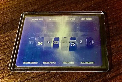 Kobe Bryant 1/1 Printing Plate Iverson Pippen Barkley Carter TMac Basketball MVP - Image 1 of 4
