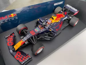 Red Bull RB16B, Minichamps 110211433, M.Verstappen, Win Dutch GP 2021, 1:18, confezione originale - Foto 1 di 5