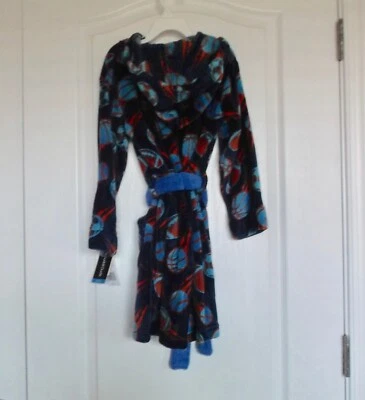 ALBORNOZ CON CAPUCHA PELOTA DEPORTIVA AZUL NIÑO CUDDL DUDS - TALLA PEQUEÑA (4/6) - NUEVO CON ETIQUETAS Foto 1 de 4