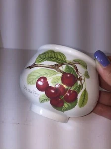 Portmeirion Pomona The Goddess of Fruit OPEN SUGAR BOWL Plum Peach Cherry - Picture 1 of 6