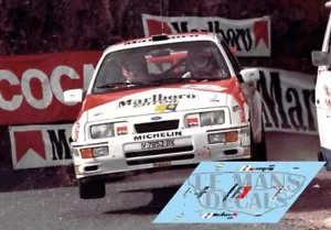 Decals Ford Sierra RS Cosworth Rally Corte Ingles Canarias 1988 calcas Sainz - Picture 1 of 1
