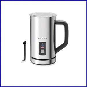 Electric Milk Frother & Steamer - 16.9oz Stainless Steel Hot & Cold Foam Maker - Picture 1 of 9