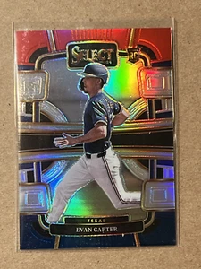 2023 Panini Select - Red White and Blue Premier Level Evan Carter #175 (RC) - Imagen 1 de 2
