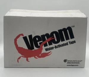 3000' ft Venom Water Activated Paper Reinforced Fiberglass Tape 2.75" x 500ft - Picture 1 of 3