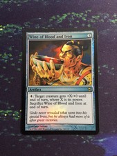 Mtg, FOIL Wine Of Blood And Iron. Saviors Of Kamigawa Foil Rare. LP