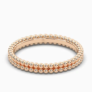 Thanksgiving 3 mm Mens Engagement Ring Solid 18K Rose Gold Band Size P Q R S - Picture 1 of 9