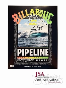 Kelly Slater Signed 2022 Billabong Pro Pipeline 11x14 Poster Auto ~ JSA COA - Picture 1 of 2
