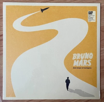 New Sealed 2010 Orange Translucent Vinly of Bruno Mars Doo-Wops & Hooligans - Image 1 of 4