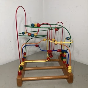 ROLLERCOASTER BY ANATEX ENTERPRISES LOS ANGELES CALIF EDUCATIONAL CHILD BEAD TOY - Picture 1 of 6