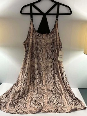 Chemise estampado leopardo Secret Treasures, talla 3X 22W-24W Foto 1 de 4