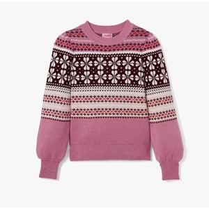 Maglione Kate Spade Spade Flower Fair Isle taglia S - Foto 1 di 9