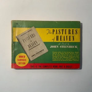 The Pastures of Heaven by John Steinbeck 1945 Armed Services Edition 703 / VG - Picture 1 of 4