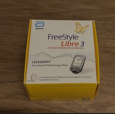 Freestyle Libre3 blood glucose meter/reader new and original packaging - Image 1 of 3