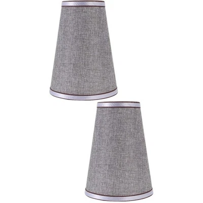  2 Pack Drum Lamp Shades Fabric Lampshade Lampshades for Standard Linen - Image 1 of 4