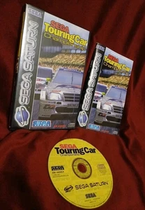 SEGA TOURING CAR CHAMPIONSHIP  VINTAGE SEGA SATURN GAME 1997 COMPLETE & MANUAL  - Picture 1 of 11
