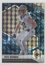 2021 Panini Mosaic Rookies Mosaic Genesis Prizm Pete Werner #367 Rookie RC