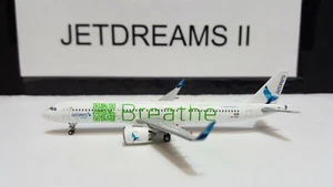 1/400 AZORES AIRLINES AIRBUS A321 NEO BREATHE COLORS CS-TSF GEMINI JETS SPECIAL - Picture 1 of 11