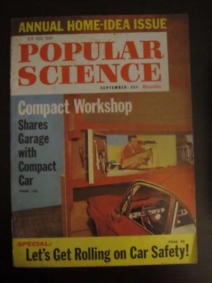 Popular Science Magazine September 1961 Compact Workshop (Q) F - Image 1 of 2