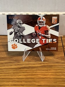Deshaun Watson RC & Mike Williams RC 2017 Panini Donruss Elite College Ties #5