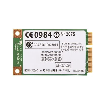 Professional 2.4G + 5G Band Mini PCI‑E WIFI Wireless Card For  DE Fit - Image 1 of 4