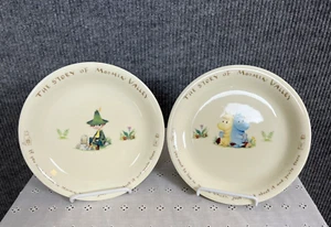 Vintage The Story of Moomin Valley Plate Dish Ceramic Japan- 2 Plates China 1990 - Picture 1 of 5