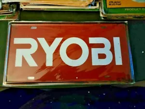 Ryobi Tools License Plate 12" x 6" - Bild 1 von 5