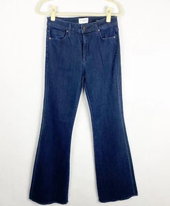 Jeans da donna Parker Smith svasati taglia 28 lavati scuri elasticizzati realizzati in USA - Foto 1 di 7