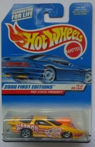 2000 Hot Wheels First Edition Pro Stock Firebird 4/36 (Yellow Version) - Picture 1 of 2