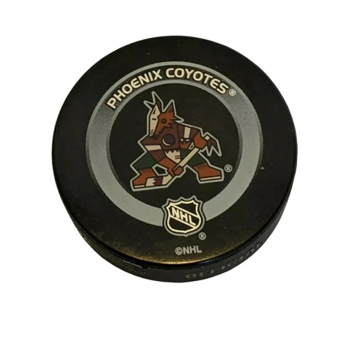 Phoenix Coyotes Official NHL Hockey Game Puck Katchina logo Cover