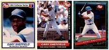 1991, 1993 & 1994 Post Cereal Baseball Gary Sheffield Baseball Card Lot