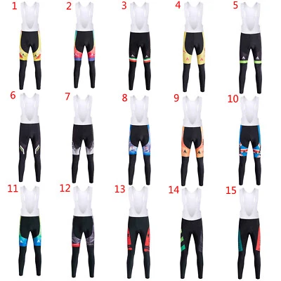 Miloto Men's Summer Cycling Bib Tights Gel Padded Bike Cycling Bib Pants S-5XL - Image 1 of 4