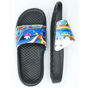 CONVERSE CHUCK TAYLOR ALL STAR PRIDE SLIDE SLIPPER Italy Blue Black 170825C - Picture 1 of 10