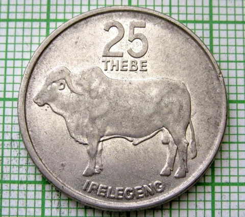 BOTSWANA 1991 25 THEBE, ZEBU FAO World Food Day Cover