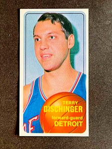 1970 Topps NBA Basketball #96 Terry Dischinger Detroit Pistons