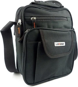 NEU HERREN DAMEN UNISEX REISE/FLUG HANDGEPÄCK CANVAS CROSS BODY SCHULTERTASCHE - Bild 1 von 2