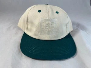 BP Cappello Berretto Uomo Vintage Verde Marrone Regolabile Oil Gas - Foto 1 di 5