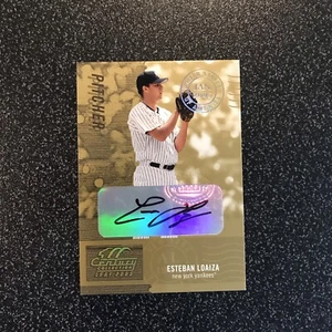 ESTEBAN LOAIZA 2005 LEAF CENTURY COLLECTION POST MARKS GOLD AUTO /50 - Picture 1 of 2