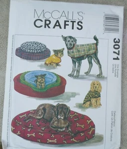 TWO Patterns - Dog Beds and Coats - Picture 1 of 4