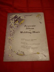 Álbum de recuerdo de cancionero de música de boda 1947 Lohengrin O Promise Me Midsummer  - Imagen 1 de 6