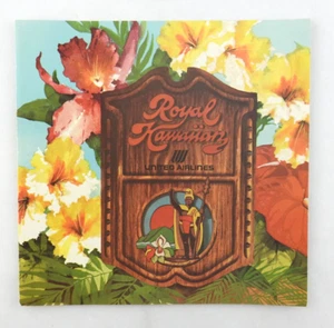 Folleto de colección United Airline Royal Hawaiian cena bebidas menú King Kamehameha - Imagen 1 de 4