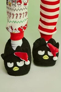 Hello Kitty & Friends Badtz-Maru Holiday Slippers (Size S, L) NEW W TAG - Picture 1 of 4