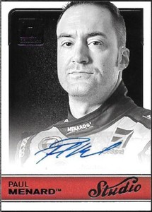 2017 DONRUSS PAUL MENARD ~STUDIO SIGNATURES~ AUTOGRAPH INSERT #ST-PM