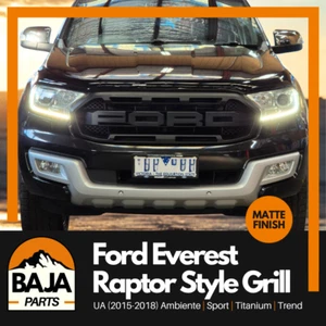 Ford Everest UA Raptor Style Grill for 2015-2018 (MATTE BLACK) - Picture 1 of 3