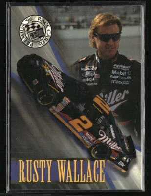 Rusty Wallace 1996 Press Pass Premium #40 Racing Card - Image 1 of 2