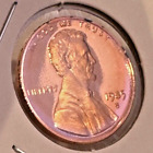 1985-S VIOLET TONED Obv. Lincoln  1C  ~ Just Pulled from Proof Set! ~ WOW!~V40