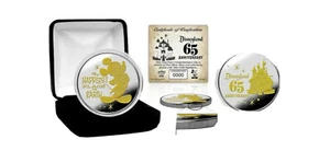 DISNEYLAND PARK 65th ANNIVERSARY COMMEMORATIVE LIMITED EDITION COIN LE 1955 - Picture 1 of 1