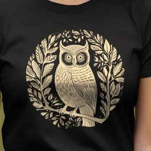 T-Shirt Eulenliebhaber, Tierliebhaber, Vogelbeobachtung, Eule Unisex - Bild 1 von 6