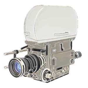 Panavision Super R200 35 mm película cámara esmalte solapa pin equipo regalo - Imagen 1 de 6
