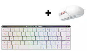 BUNDLE ROG Falchion RX Low Profile Tastatur + ROG Impact III Wireless White - Bild 1 von 8